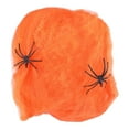 thumbnail image 3 of Halloween Spider Web Decorations Spider Silk Spider Web Accessories Spider Cotton with Spider for Halloween Decor Indoor and Outdoor (Orange), 3 of 7