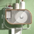 thumbnail image 3 of Wall Mounted Washcloth Storage Box Waterproof Tissue Paper Cotton Pad Organizer, 3 of 7