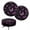 Butterflies, variant on ZIATUBLE Cow Print Chair Seat Cushion Cover Polyester Round Stool Slipcover 14-16 Inch Easy to Install Padded Bar Stool Covers Round Pack of 2 Universal Elastic Bar Stool Covers Round