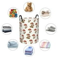 thumbnail image 6 of Fotbe Mushroom Laundry Basket with Handles, Waterproof Large Laundry Hamper, Wash Bag for Corner Dorm, Rolling Laundry Basket with Handles-Small, 6 of 8