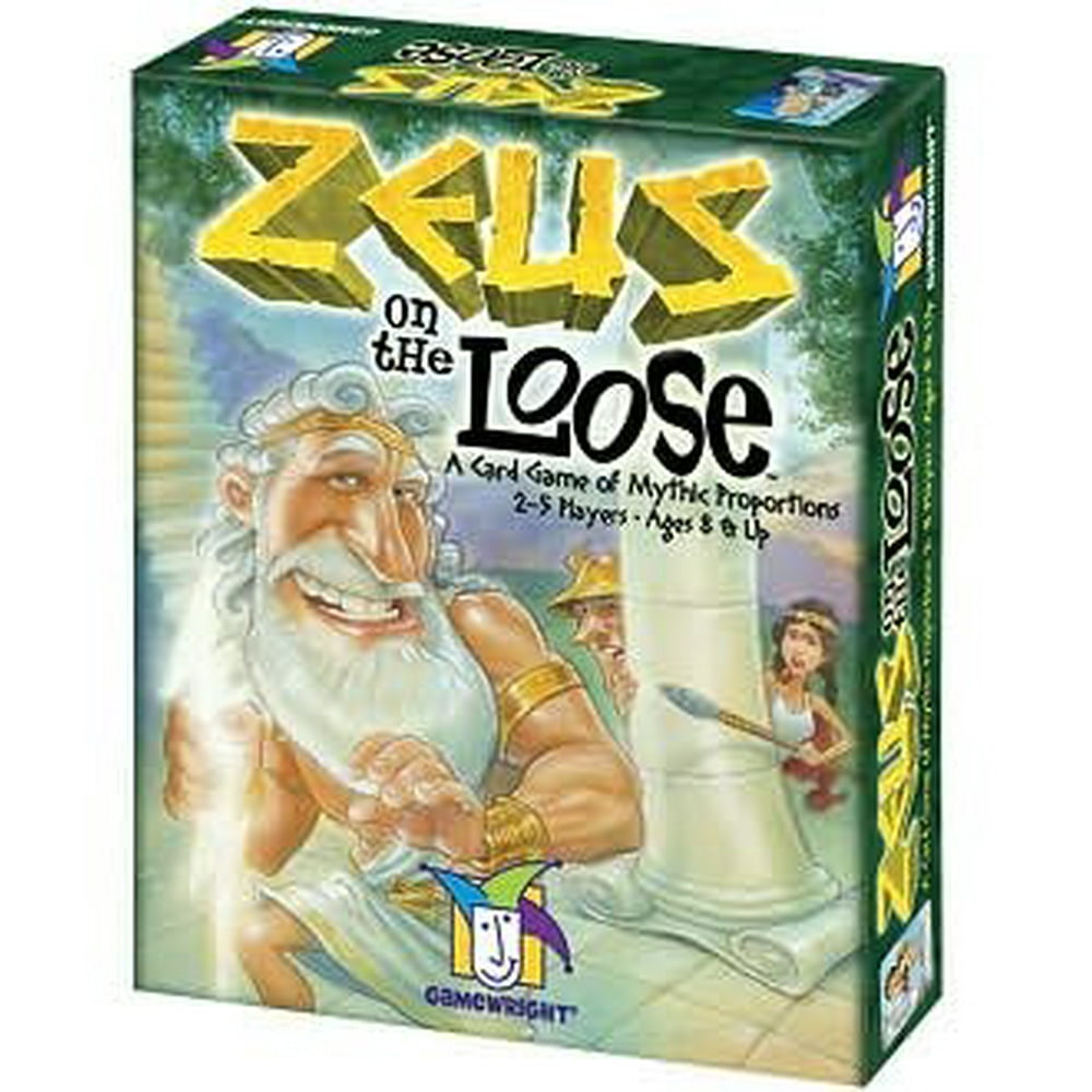 Zeus on the Loose with FREE Deck of Playing Cards by Gamewright