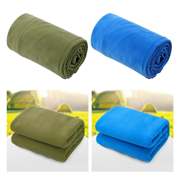2 uds Cola Manta de seguridad para saco de dormir Senderismo cálido Camping Viaje Hotel Profundo