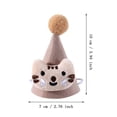thumbnail image 3 of Sombrero De Cumpleaños Para Gatos Y Perros, Sombrero Con Bola Estéreo, Sombrero De Peluche, Muñeco De Dibujos Animados, Sombrero Navideño, Tocado, 3 of 4