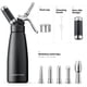 thumbnail image 3 of Dispensador de crema batida Kaiser Chef, 500 ml, aluminio negro, 3 of 6