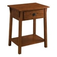 thumbnail image 2 of Home Square Traditional Solid Wood End Table in Rust - Set of 4, 2 of 7