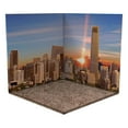 thumbnail image 2 of 2Pcs 1/12 Backdrop Scene Model Diorama Simulation Layout Scene Background Collection Photo Board Track City, 2 of 8