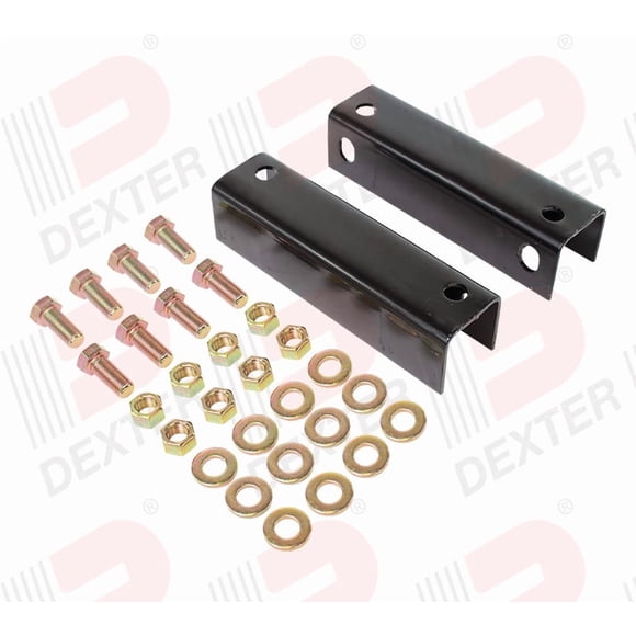 Dexter Axle Trailer Suspension Kit K71-707-01 Fits Dexter No 10 Axle; Single Axle; 2.63 Inch Height; Bolt-On