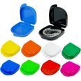 thumbnail image 1 of Maoerdental 10 Pack Retainer Case,Dental Retainer Box with Vent Holes,Multicolor Storage Container for Aligner Mouth Guard Denture Box (Mix Colors), 1 of 6