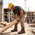 thumbnail image 2 of MeMoride Men's Steel Toe Shoes Work Boots Leather Slip-Resistant Industrial Safety Boots, 2 of 7