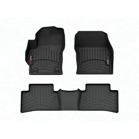 WeatherTech Custom Fit FloorLiners compatible with 2026-2026 Toyota Corolla Cross - 1st & 2nd Row, Black