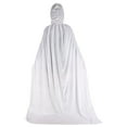 thumbnail image 1 of Unisex Solid Velvet Halloween Witch Cape - Multiple Sizes Accessory for Parties and Performances, 1 of 2