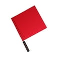 thumbnail image 4 of Haqieyen 4pcs Sports Referee Flags Red for Track, Soccer, Volleyball, 4 of 6