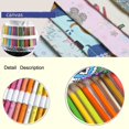 thumbnail image 2 of 36/48/72 Trous en Toile Retrousser Stylo Crayon Faire Brosse Sac Titulaire Étui Pochette de Rangement, 2 of 5