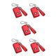 thumbnail image 2 of Sidaley TPU Auto Key Fob Portátil Desmontable Elegante Reemplazo de accesorios de estuche protector Reemplazo para CX-5 / CX-30 / CX-9 2020-2021 Rojo Type2 NO2 Sidaley CBP376318, 2 of 5