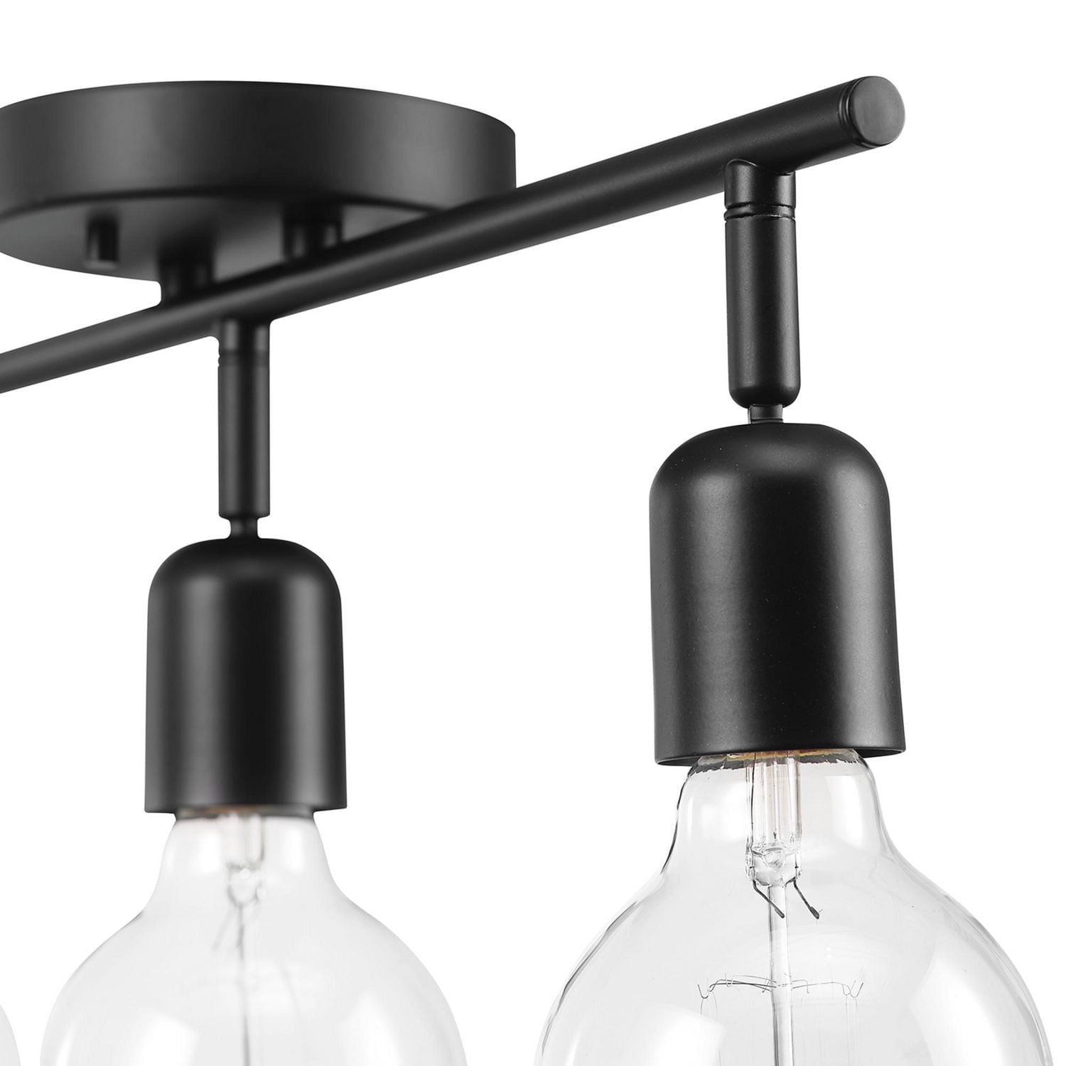 Pearson 3-Light Matte Black Track Lighting
