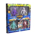 thumbnail image 2 of Figuras de acción moldeables y estirables, Set de 4, Flexors Monsters Hairy y Metal Series, para niños, 15 cm de altura. Marca Ruz., 2 of 4