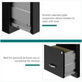 thumbnail image 3 of Pemberly Row 18"D 2 Drawer Vertical Metal Filing Cabinet - Black, 3 of 17