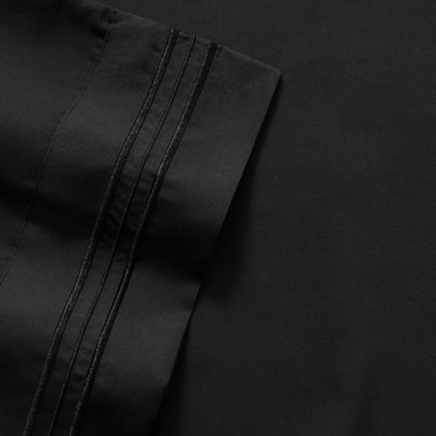 Sweet Home Collection 1800 Series Bed Sheets - Extra Soft Microfiber Deep Pocket Sheet Set - Black, Twin XL