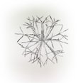 thumbnail image 1 of Alpine Corporation Adorno Colgante De Copo De Nieve 3D Para Interiores, 16.0 In De Alto, Con Luces Led, Decoración Navideña Blanca, 1 of 1