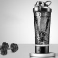 thumbnail image 4 of Rechargeable Electric Shaker Bottle, Plastic, For Home, Gym, Office, USB Powered Mixing Cup, Style A, 4 of 9