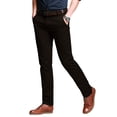 thumbnail image 2 of Matchstick Men’s Slim-Fit Flat Front Tapered Casual Chino Pants, 2 of 10
