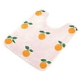 thumbnail image 7 of Yayeee Bath Rug for Bathroom Floor Non Slip Contour Fluffy Soft Absorbent Mat, 20"x24", Cartoon Citrus, 7 of 7