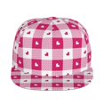 thumbnail image 2 of Haiem Plaid Heart Classic Snapback Cap Flat Bill Hat Baseball Cap Adjustable Size Cotton Dad Hat, 2 of 9