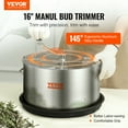 thumbnail image 2 of BENTISM Bud Leaf Trimmer 16 inch Stainless Steel Manual Bud Trimmer Machine, 2 of 9