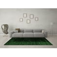 thumbnail image 3 of Ahgly Company Indoor Rectangle Abstract Emerald Green Modern Area Rugs, 8' x 10', 3 of 4