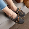 thumbnail image 6 of Minnetonka Women’s Hardsole Pile-Lined Moccasin Slippers, Charcoal, 10 M, 6 of 6