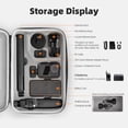 thumbnail image 4 of Caso Almacenamiento Portátil Case Caja Dura para DJI Osmo Action 5 Pro/4/3 Accesorios Combinados Aventura, 4 of 8