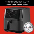thumbnail image 3 of Instant Vortex 5.7 Quart Basket Air Fryer, Black - 4 Customizable One-Touch Cooking Programs, Digital Touchscreen, 3 of 5