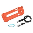 thumbnail image 4 of Sidaley Funda protectora de silicona para altavoz Charge 4, funda protectora portátil de silicona para montañismo, accesorio para altavoz Cables de audio/vídeo Naranja, 4 of 6