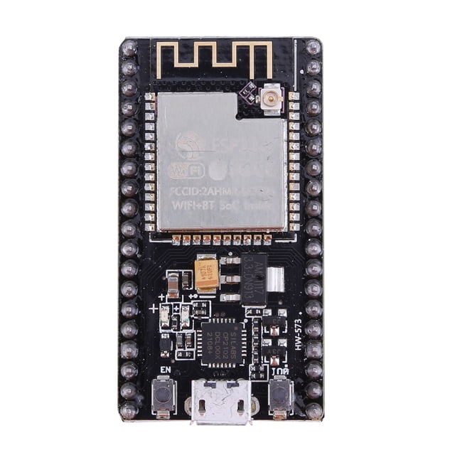 Placa de desarrollo NodeMCU-32S Módulo inalámbrico de placa NodeMCU-32S WiFi + placa de desarrollo compatible con Bluetooth FLhrweasw El nuevo