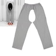 thumbnail image 1 of Incontinence Trousers, Front Rear Crotch Opening Elastic Waist Incontinence Care Pants  for Paralysis, 1 of 7