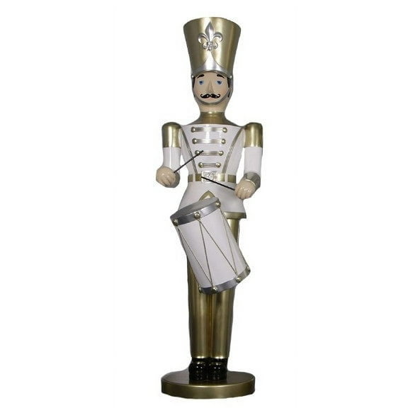 Giant 9ft Gold Drummer Toy Soldier Statue