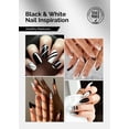 thumbnail image 2 of Set de esmaltes de uñas en gel MelodySusie Thick Black & White, 15 ml, 2 of 7