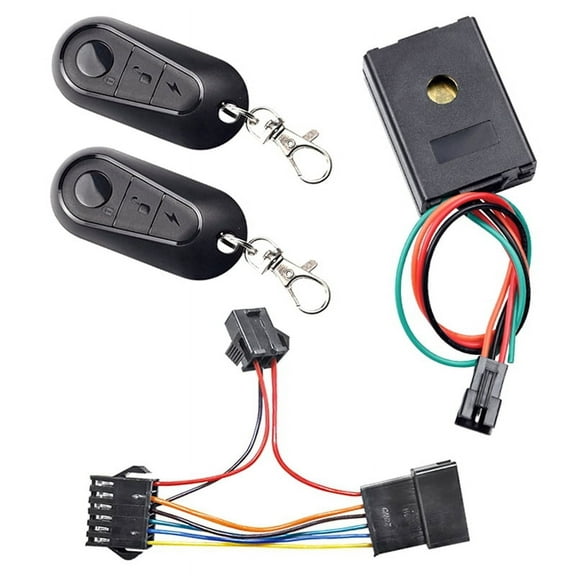 Electric Bicycle Alarm, Touch Electric Bike Alarm 36‑72V Anti Theft Security System for Electric Sc