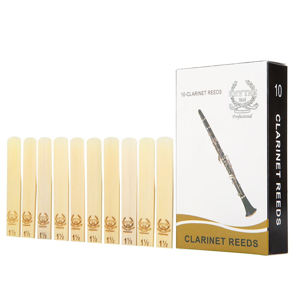 Bc Reeds Rhythm Clarinet Reeds, 10-pack with Individual Plastic Case, Strength 1 ...