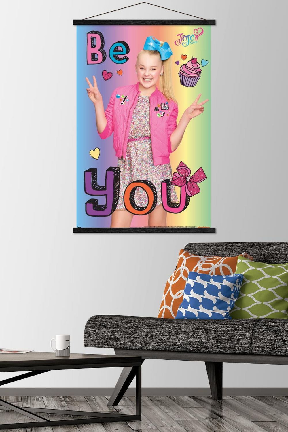 JoJo Siwa - Be You Wall Poster, 22.375" x 34"