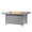 Grey, variant on Aluminum 48-in Rectangular Propane Fire Table, Beads, Covers and Lid