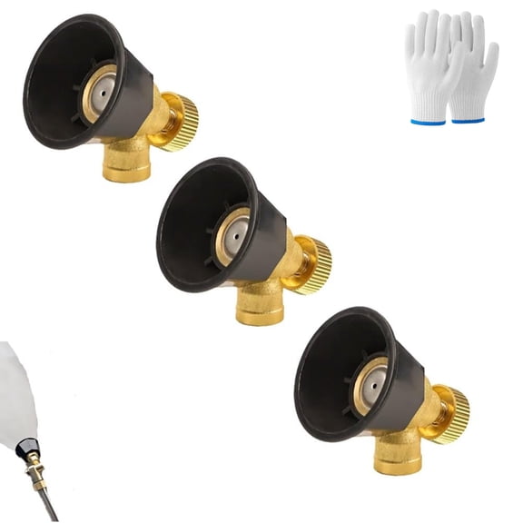 Adjustable Nozzle Sprayer (For Agricultural Sprayers), Upgrade Multifunctional Atomizing Nozzle, Durable Irrigation Misting Sprayer Heads for Flower Grass Sprinkling(3Pcs)