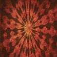 thumbnail image 1 of Ahgly Company Machine Washable Indoor Square Transitional Mahogany Brown Area Rugs, 5' Square, 1 of 7