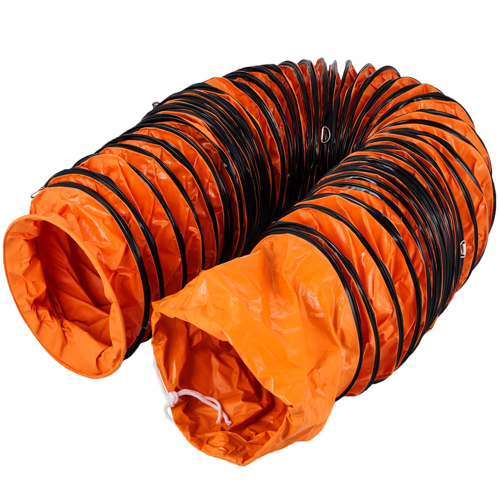 Best Insulated Flexible Duct R6 Fiberglass Insulation Silver Jacket 4 in X 25 FT for sale online