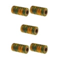 thumbnail image 1 of Justharion 150D 1mm Rainbow Color Flat Waxed Thread Leather Stitching Sewing Craft Style A 5Set, 1 of 6