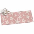 thumbnail image 2 of Hallway Runner Rug 2'x6', Pink Starfish Coastal Kitchen Runner Rugs Non-Slip Carpet Mats, Nautical Summer Ocean Abstract Art Bedside Rugs Runners Washable Floor Carpet for Bathroom Laundry Room, 2 of 8