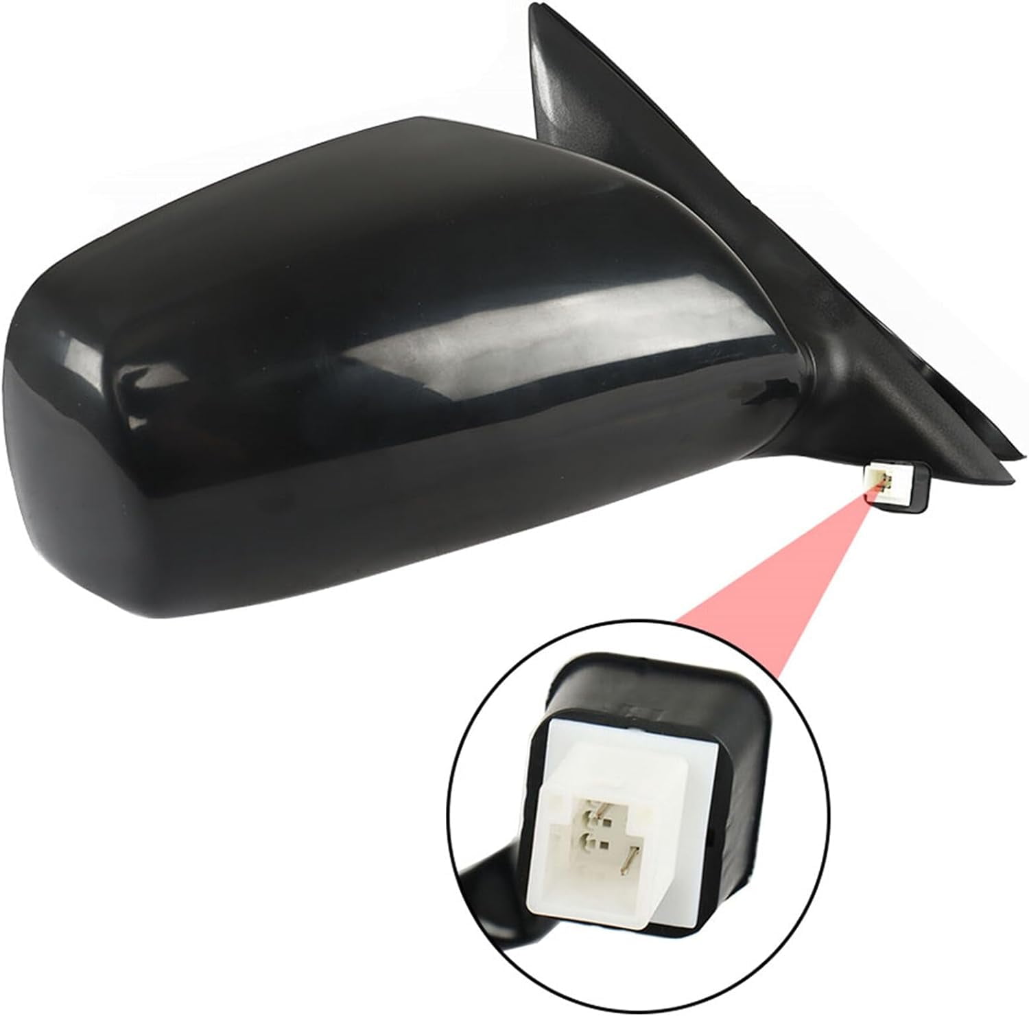 Dorman 955-1444 Passenger Side Power Folding Door Mirror - Compatible With 1998-2003 Toyota Sienna, Black
