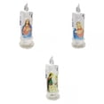 thumbnail image 1 of Lámpara de Eléctrica de 3 Uds., de Oración LED Sin Llama, de Oración con Pilas, Lámpara de lámpara de Pilar para Decoración de Iglesia de F perfecl Vela sin llama, 1 of 8