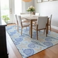 thumbnail image 6 of Addison Rugs Mayfield Washable Coastal Shells Blue Rectangle Rug, 3' x 5', 6 of 6