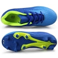 thumbnail image 5 of Hawkwell Kids Outdoor/Indoor Comfortable Soccer Shoes(Toddler/Little Kid/Big Kid),Blue,4, 5 of 6
